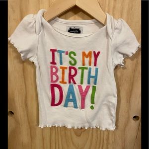 [5/$30] Mud pie Birthday Shirt